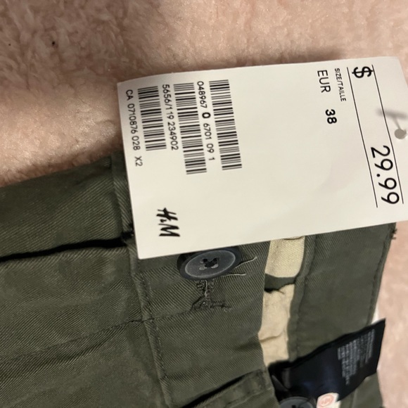 NWT H&M Men’s skinny fit stretch pants size 38 - Picture 2 of 3
